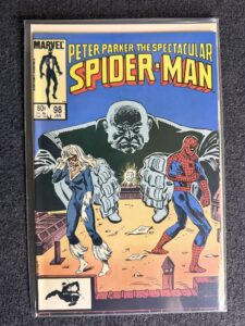 Peter Parker, The Spectacular Spider-Man #98 front cover
