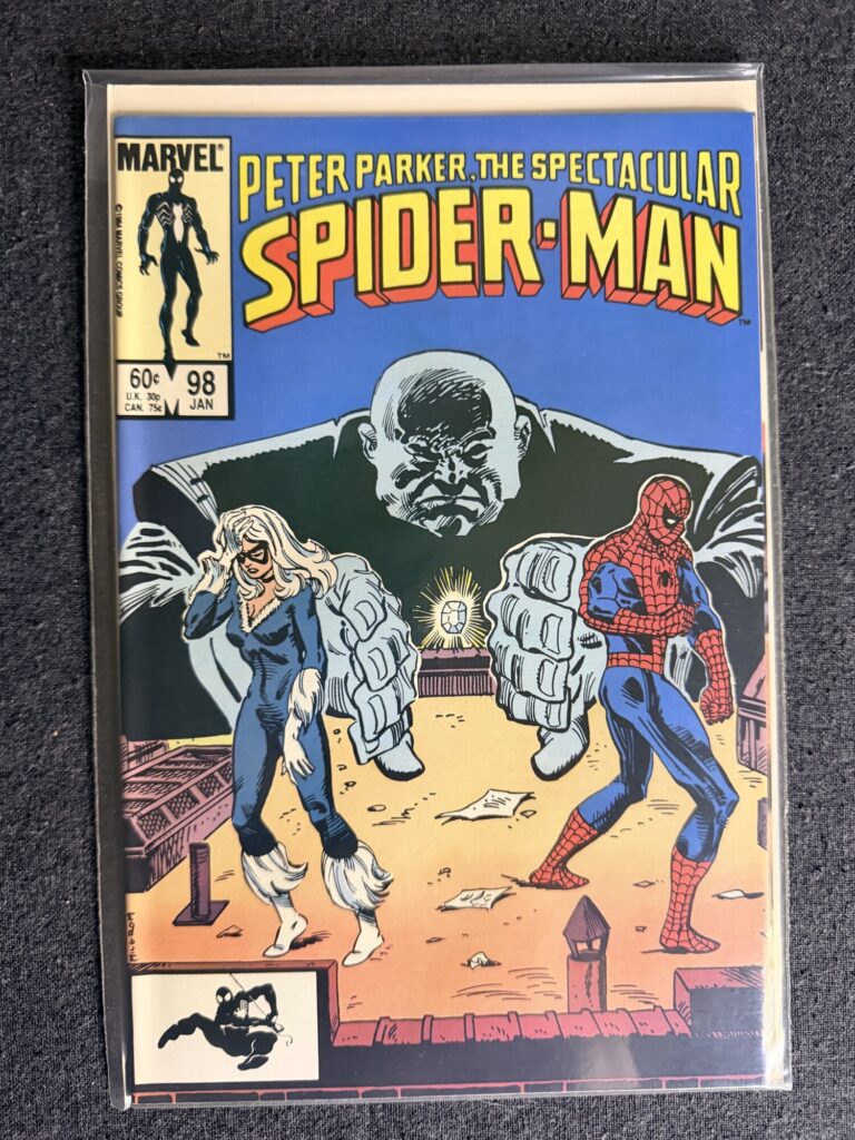 Peter Parker, The Spectacular Spider-Man #98 front cover