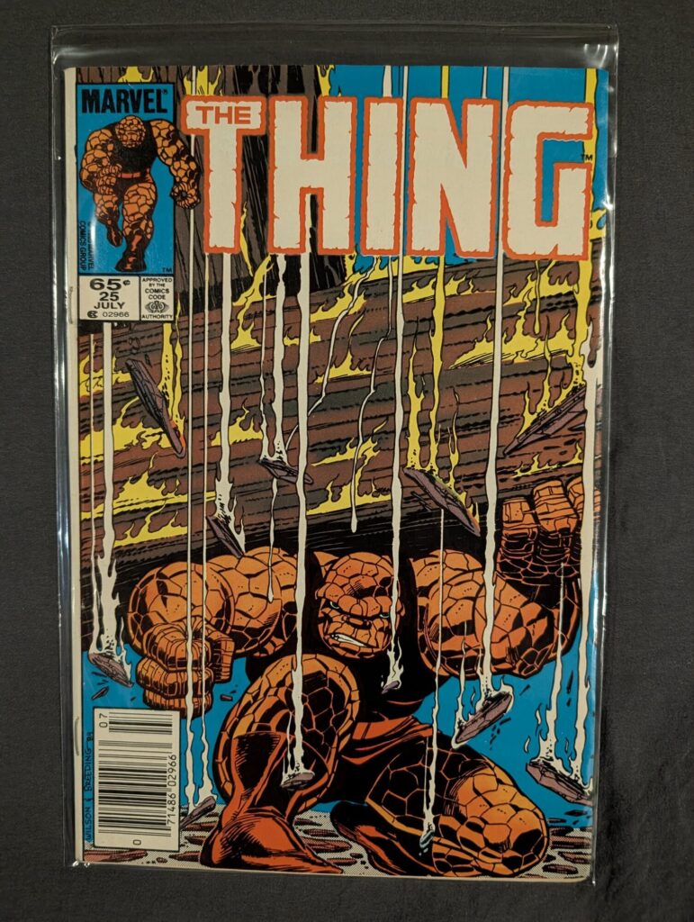 The Thing #25 front cover