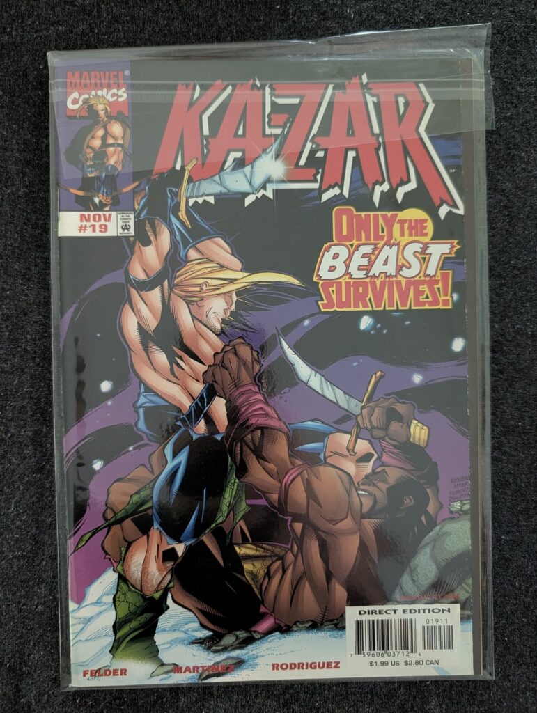 Ka-Zar #19 front cover