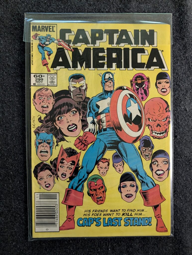Captain America #299 front cover