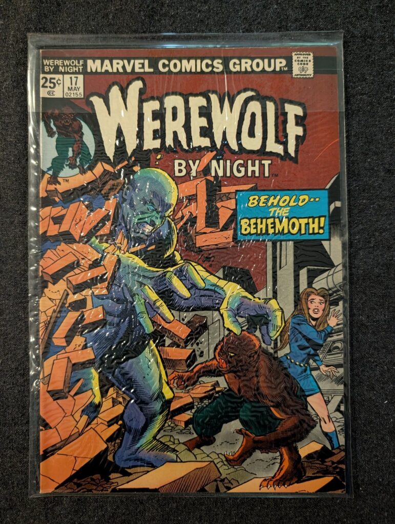 Werewolf by Night #17 front cover