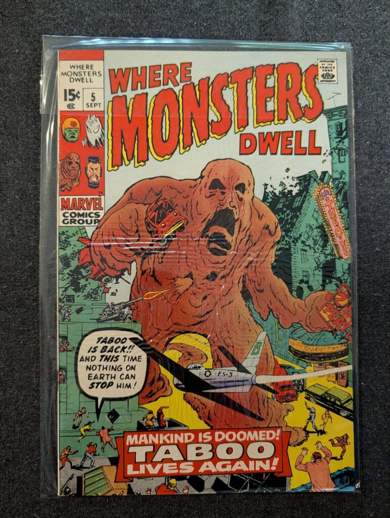 Where Monsters Dwell #5 front cover
