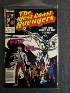West Coast Avengers #21 front cover