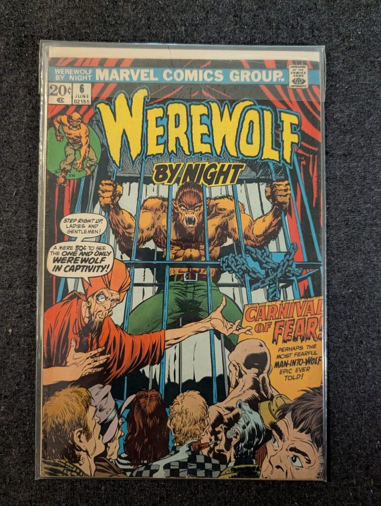 Werewolf by Night #6 front cover
