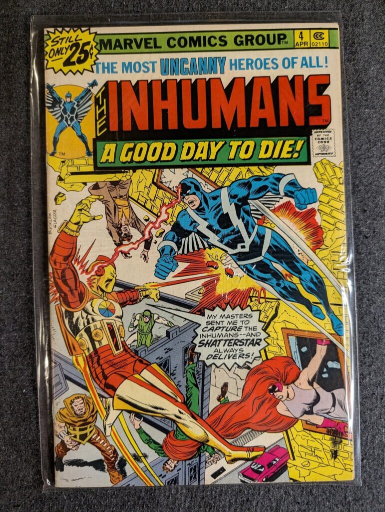 The Inhumans #4 front cover