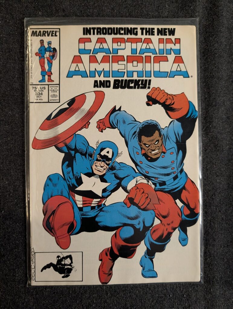 Captain America #334 front cover