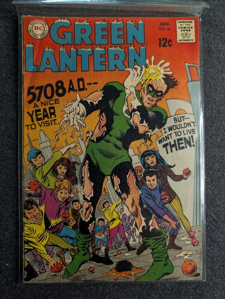 Green Lantern #66 front cover
