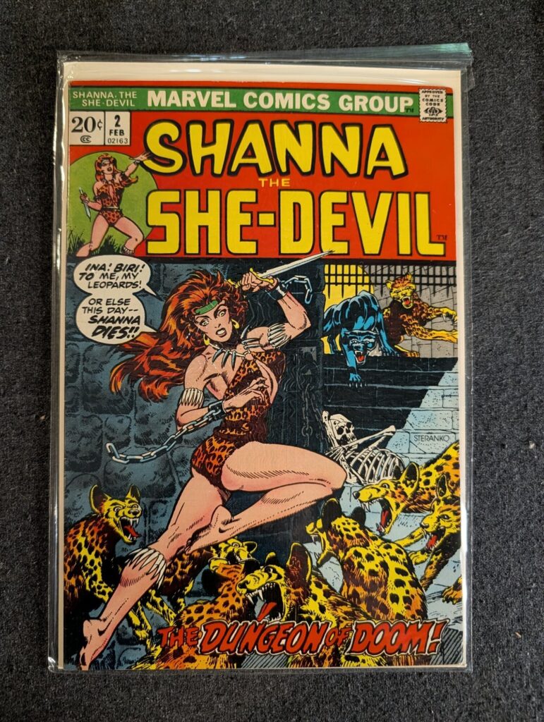 Shanna the She-Devil #2 front cover