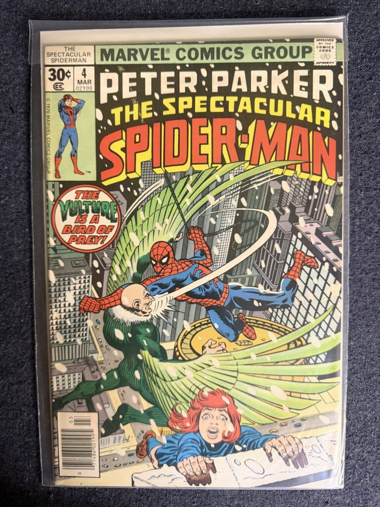 Peter Parker, The Spectacular Spider-Man #4 front cover