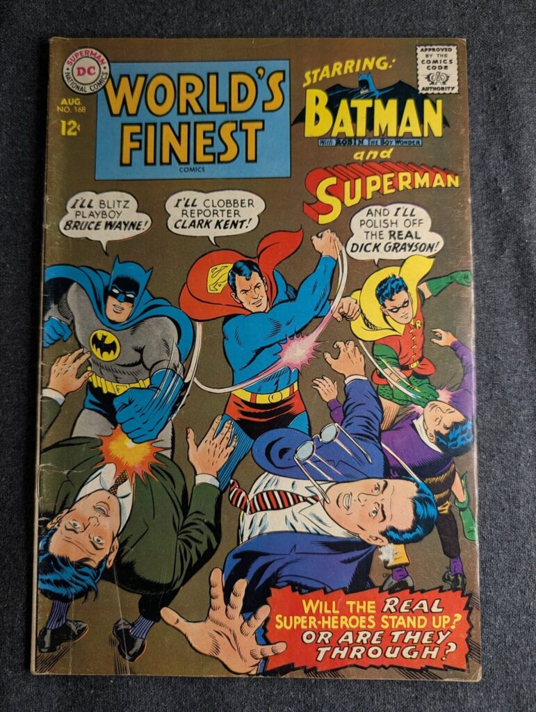 World's Finest Comics #168 front cover