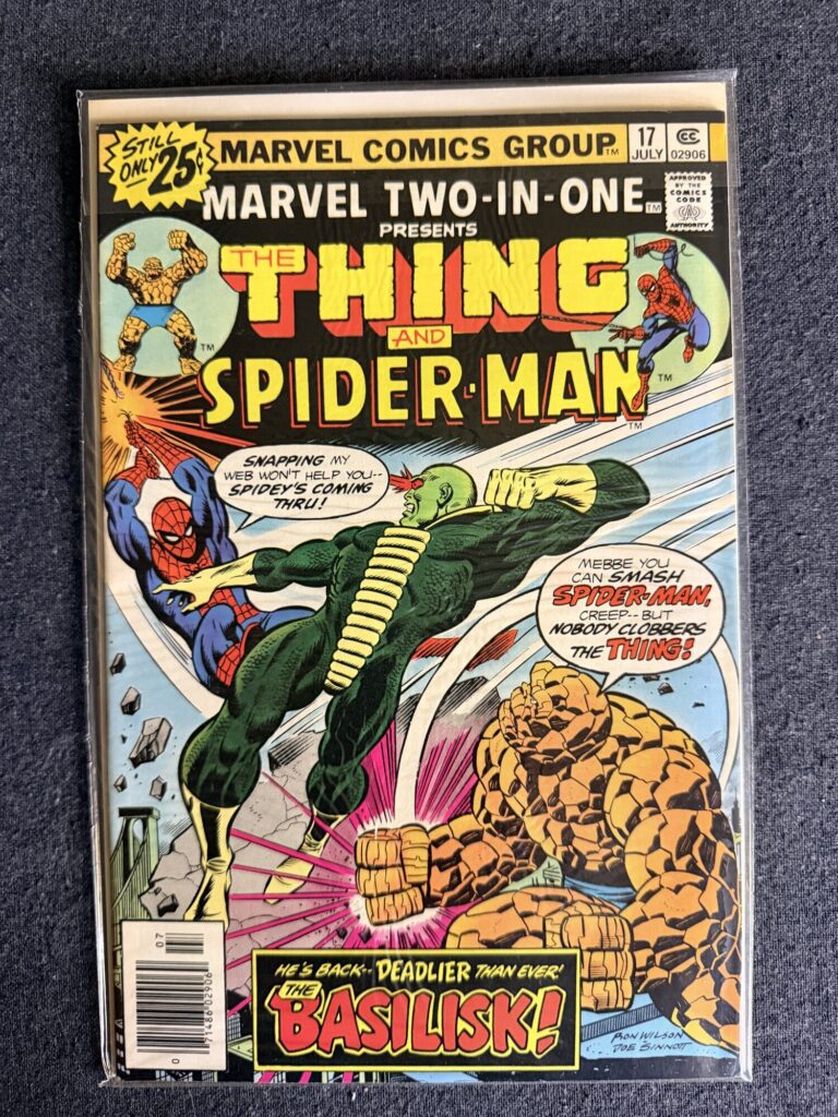 Marvel Two-In-One #17 front cover