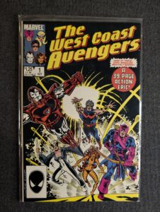 The West Coast Avengers #1 front cover