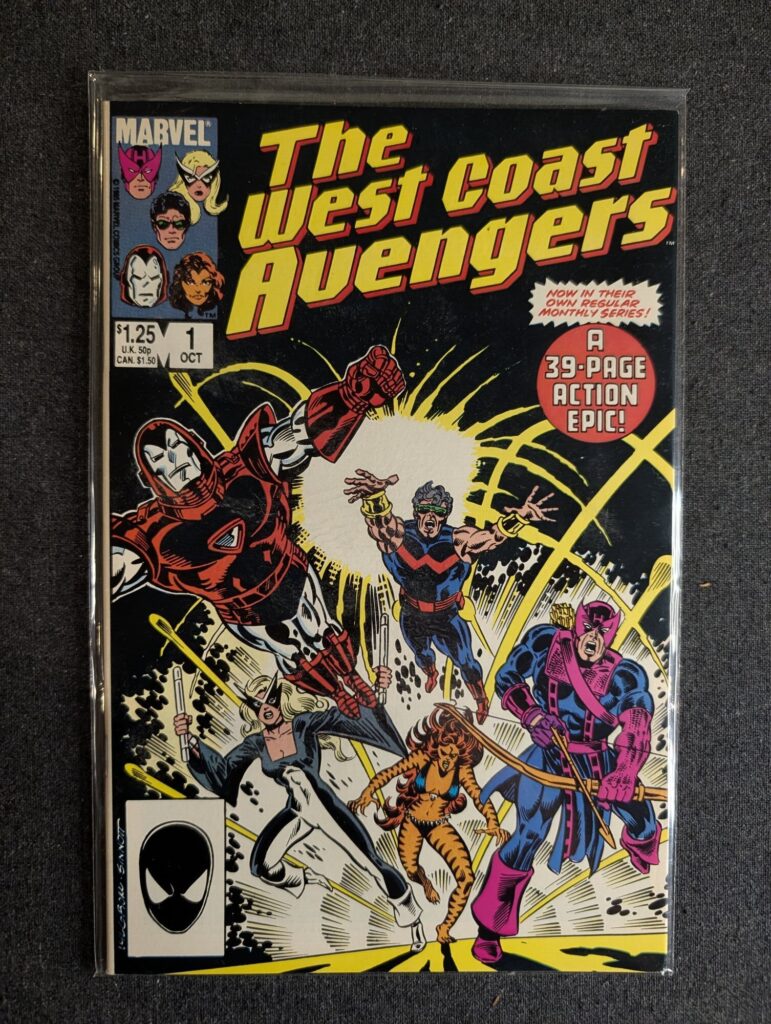 The West Coast Avengers #1 front cover