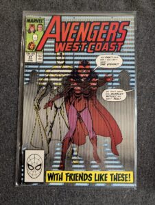 Avengers West Coast #47 front cover