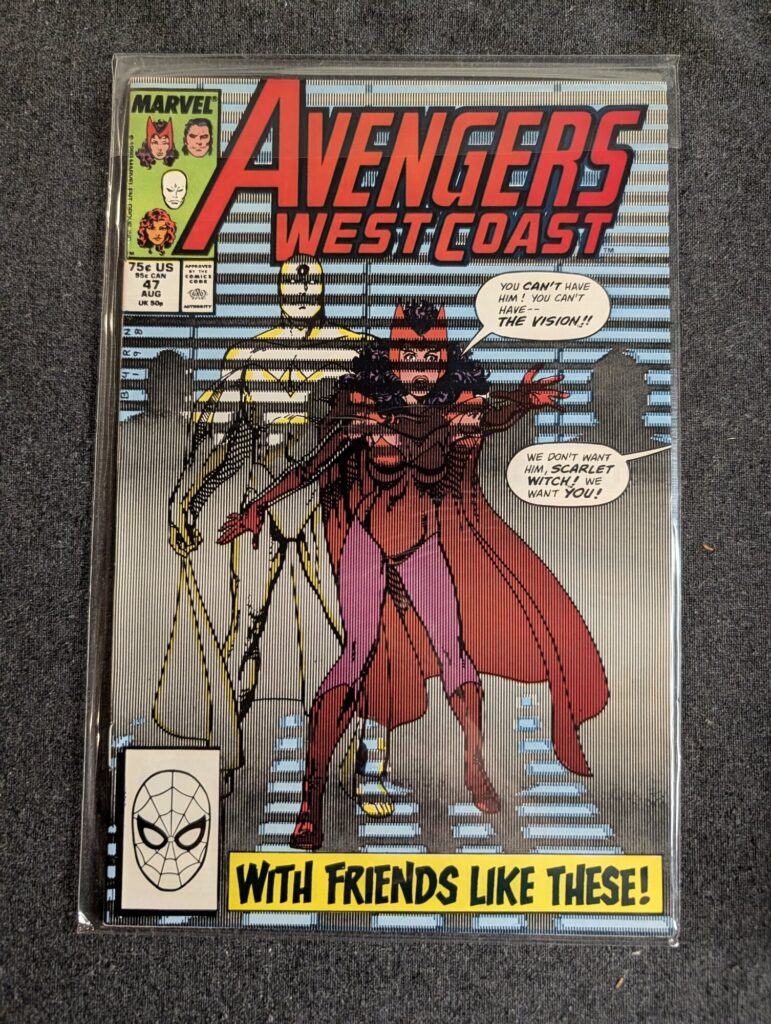Avengers West Coast #47 front cover