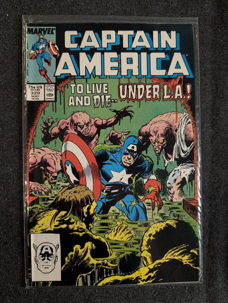 Captain America #329 front cover