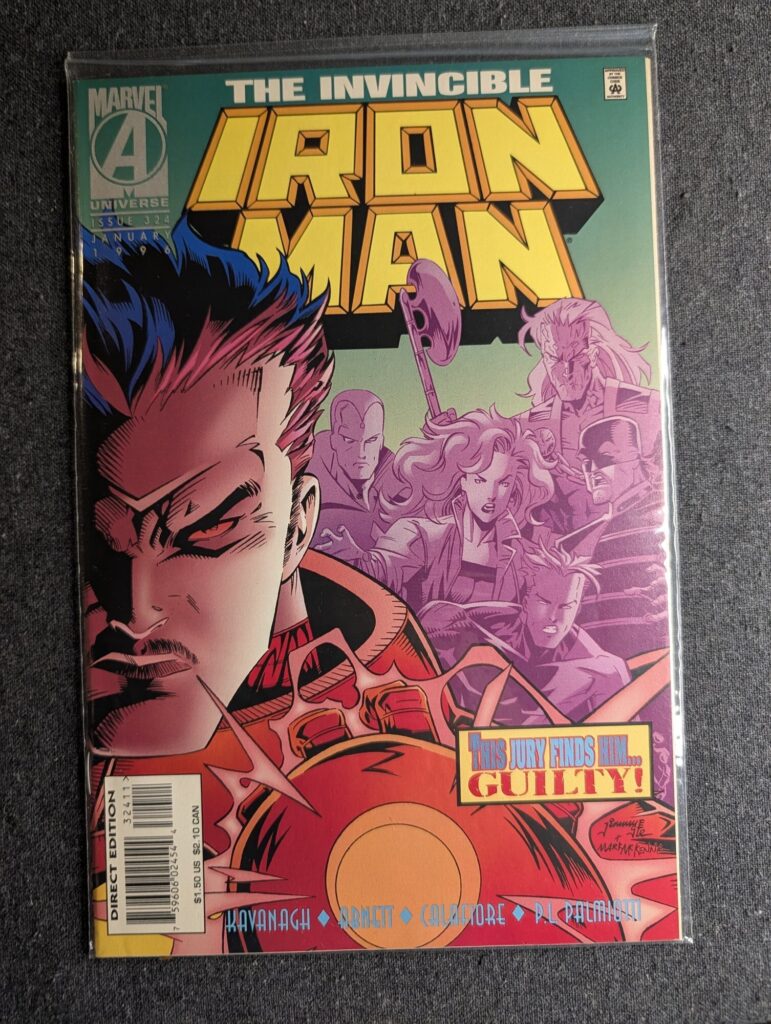Iron Man #324 front cover