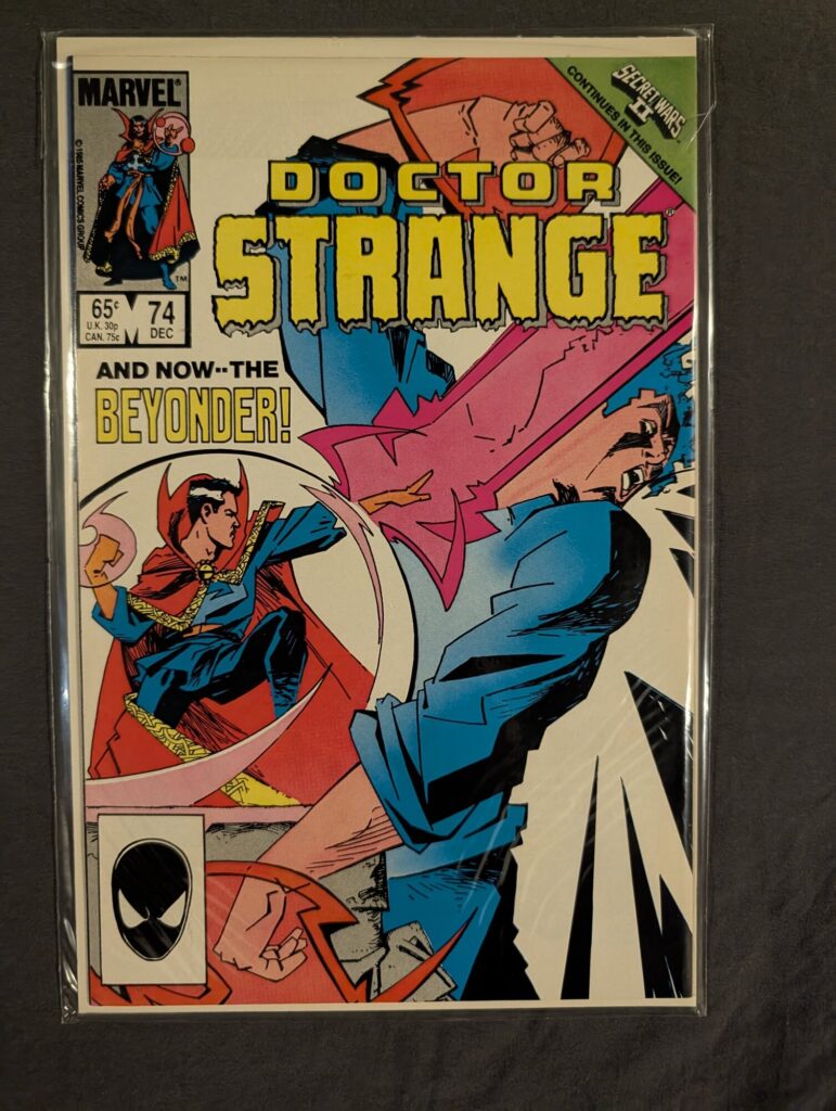 Doctor Strange #74 front cover