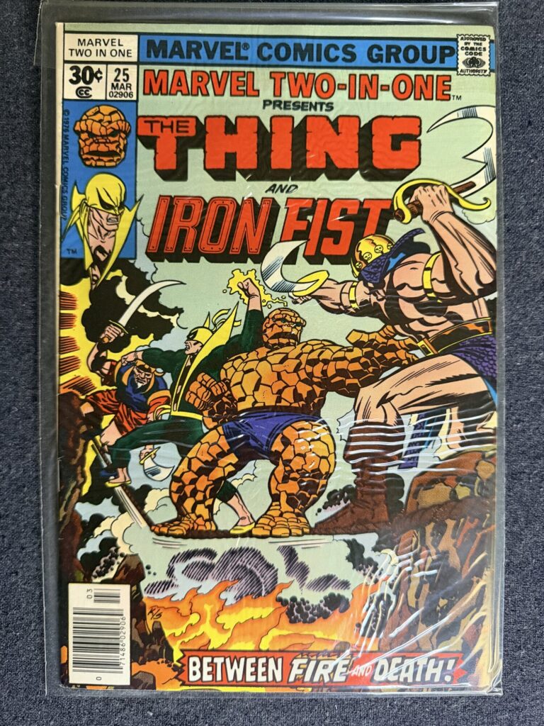 Marvel Two-in-One #25 front cover