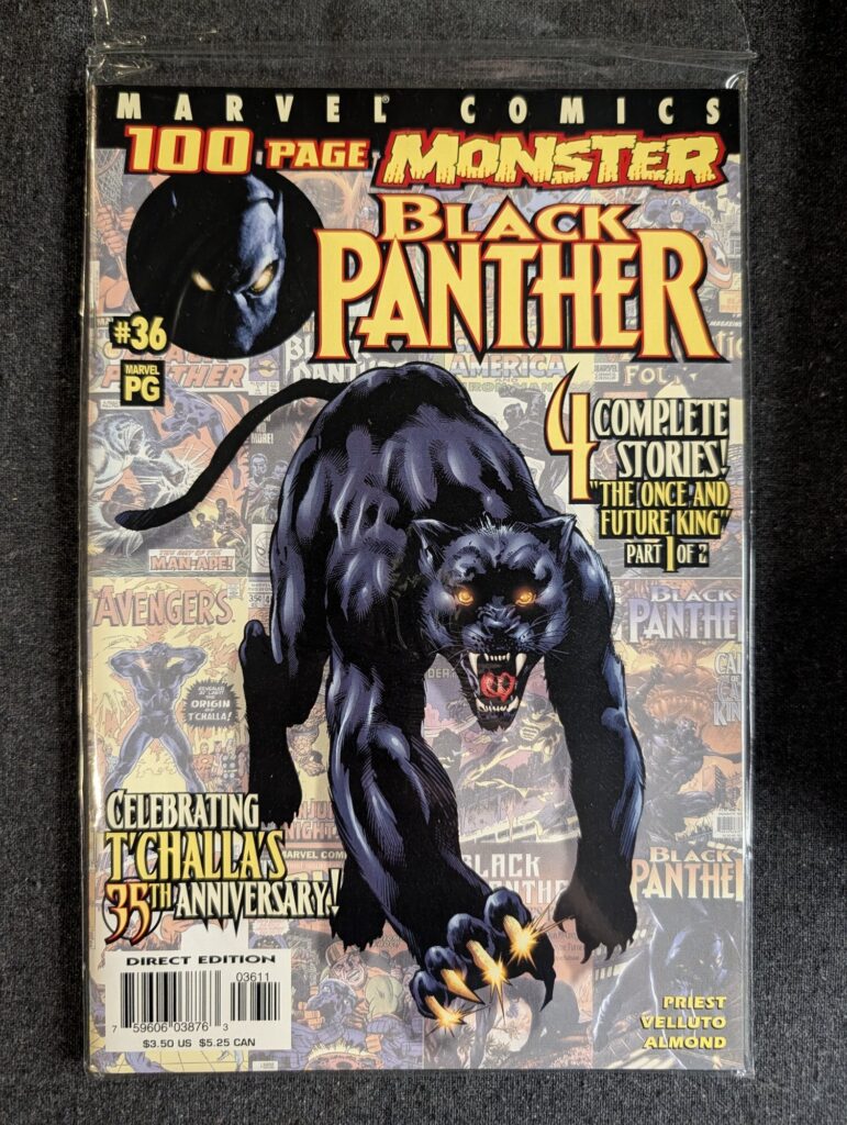 Black Panther #36 front cover