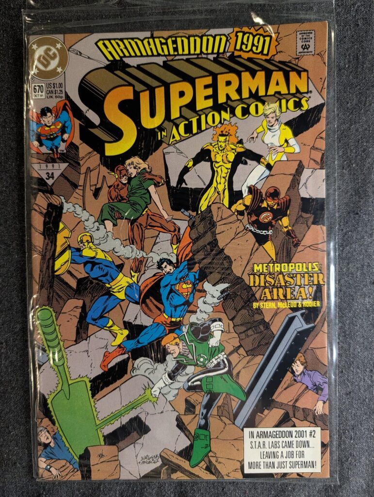 Action Comics #670 front cover