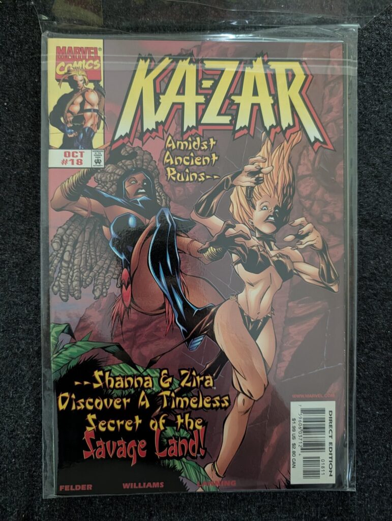 Ka-Zar #18 front cover