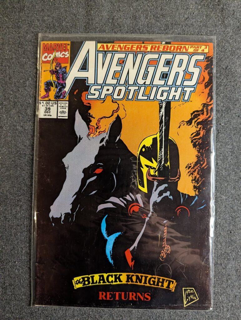 Avengers Spotlight #39 front cover