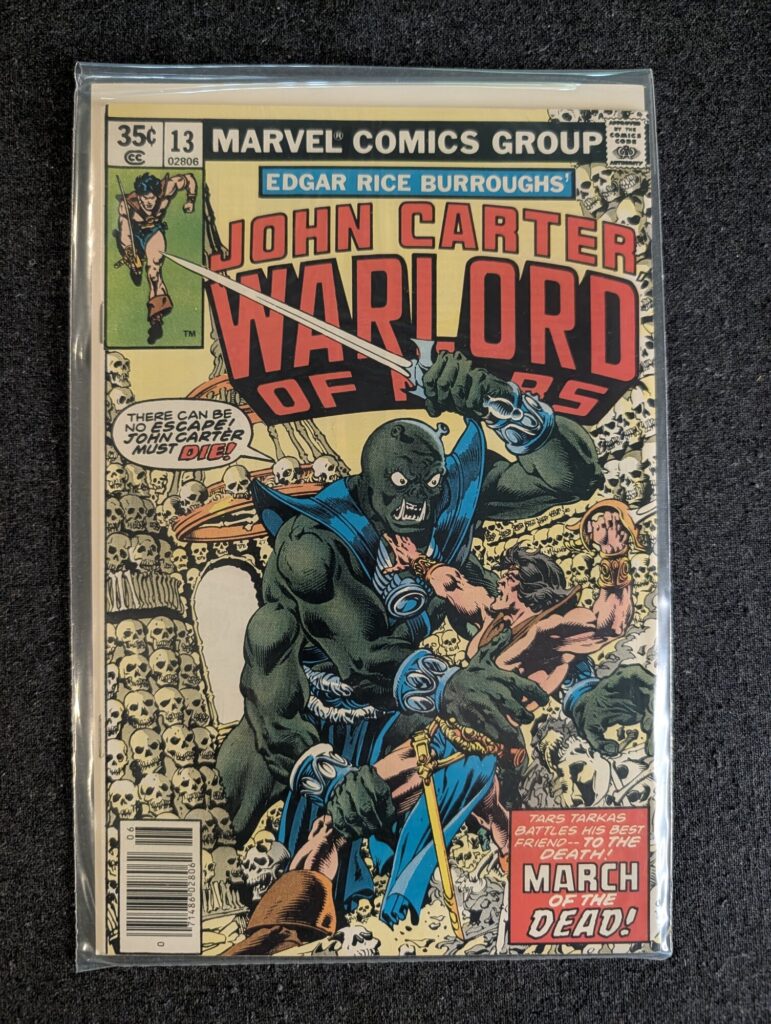 John Carter, Warlord of Mars #13 front cover