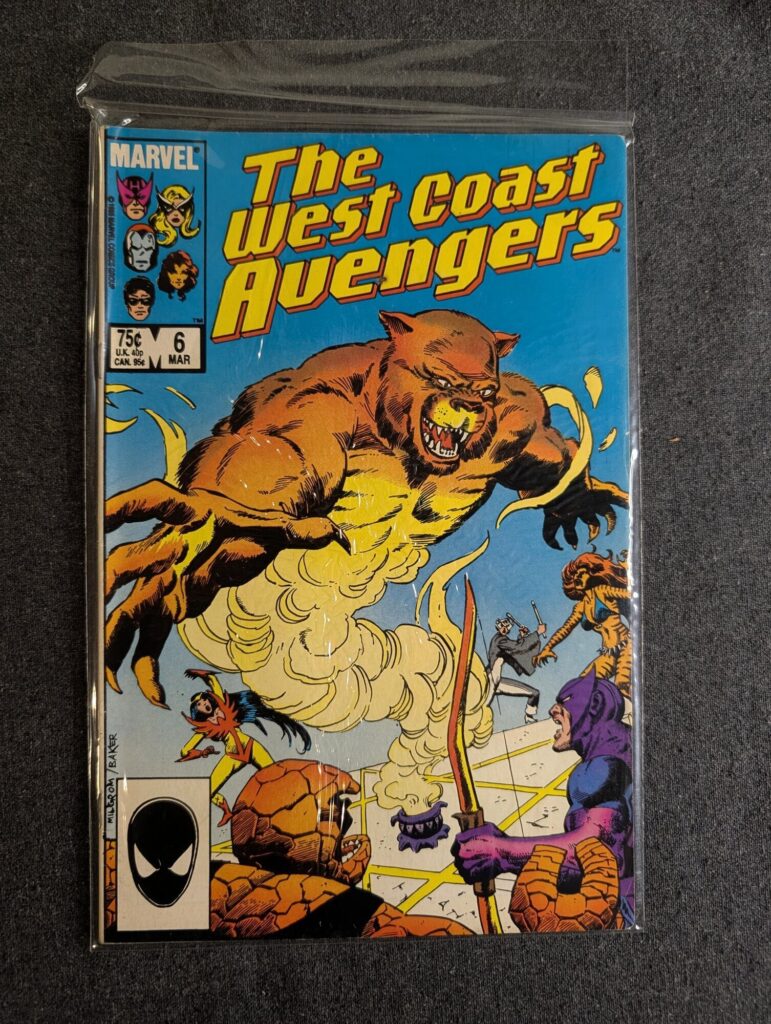 The West Coast Avengers #6 front cover