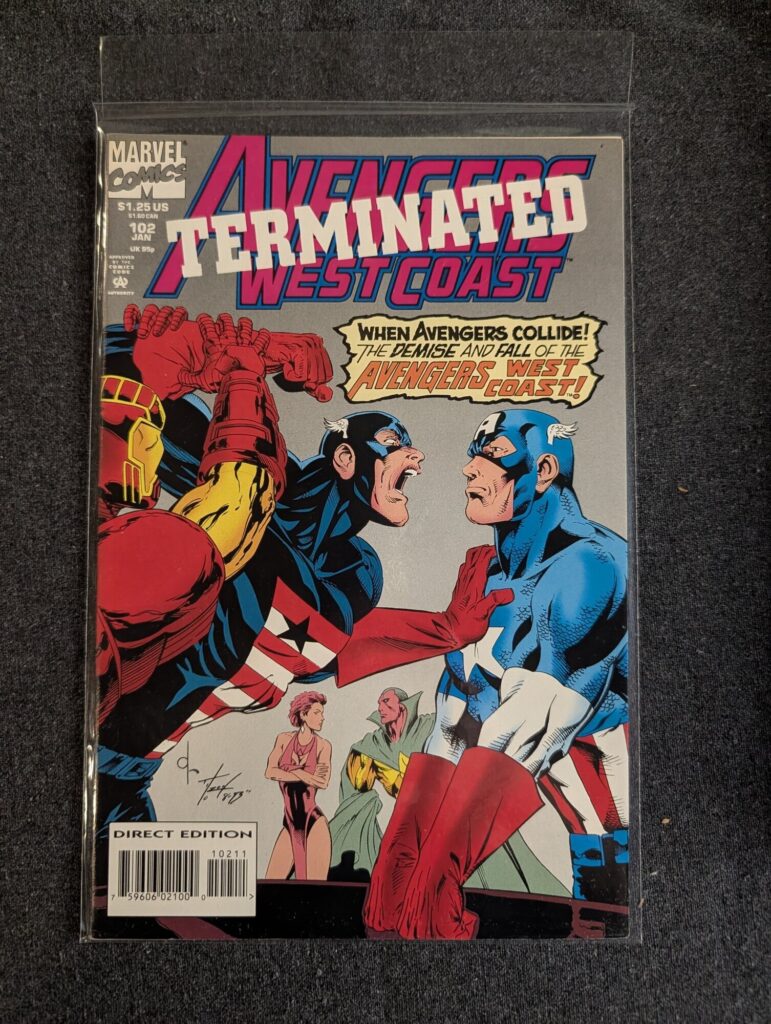 Avengers West Coast #102 front cover