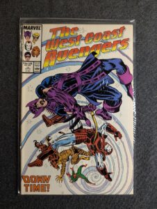 The West Coast Avengers #19 front cover