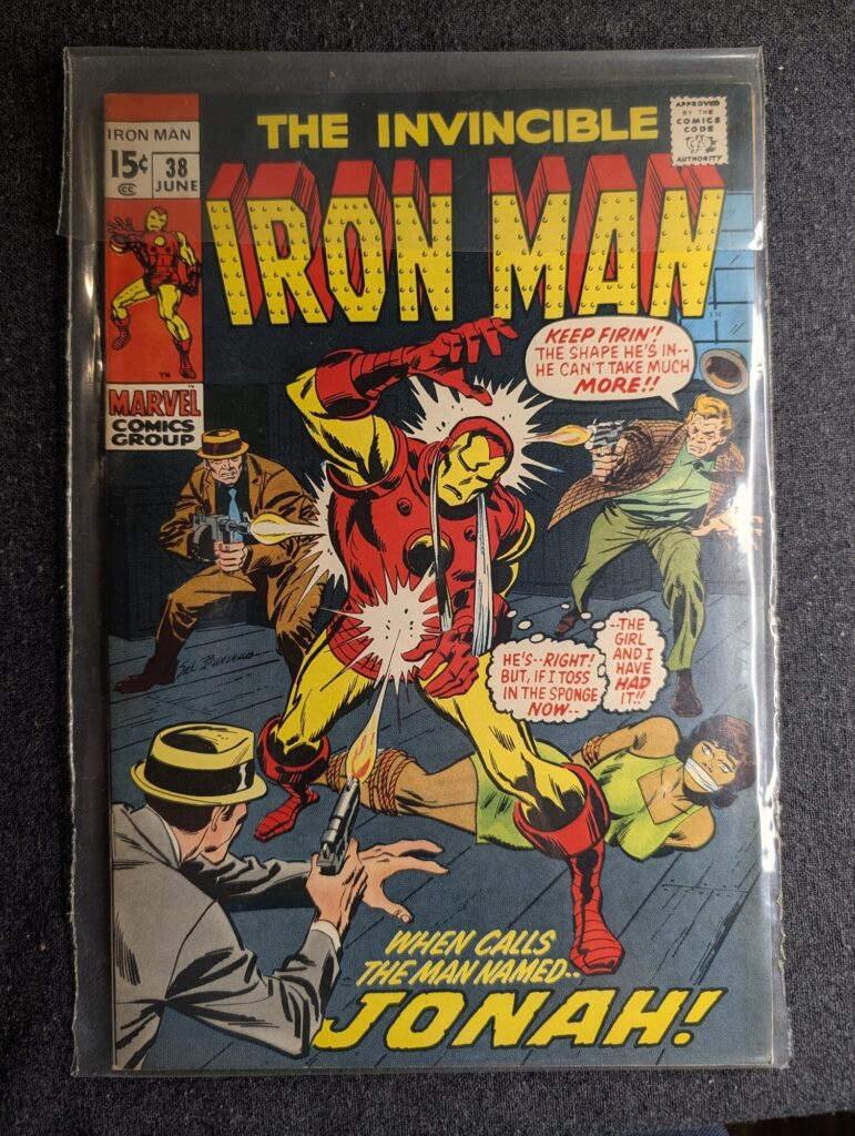 Iron Man #38 front cover