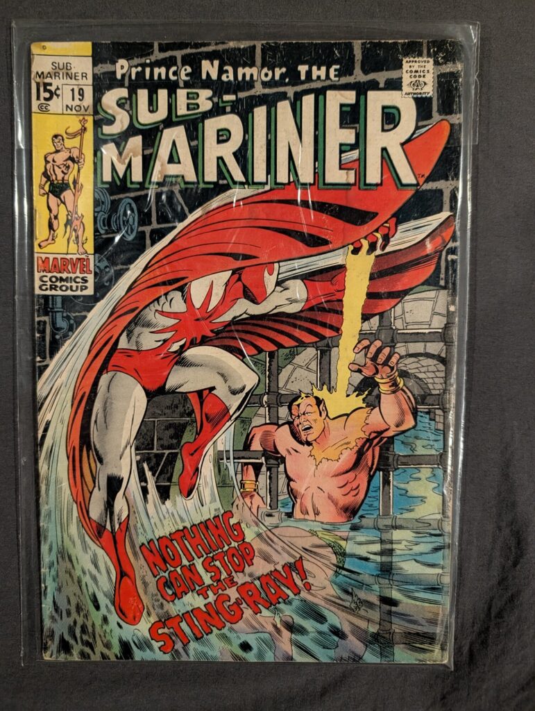 Sub-Mariner #19 front cover
