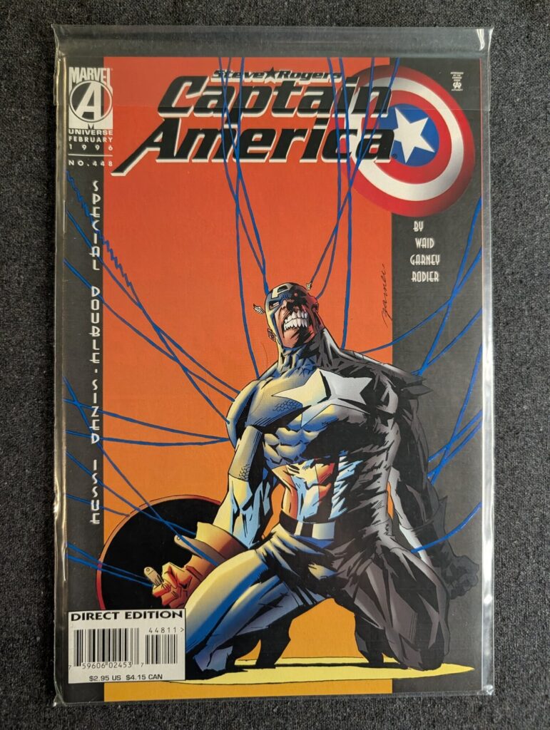 Captain America #448 front cover