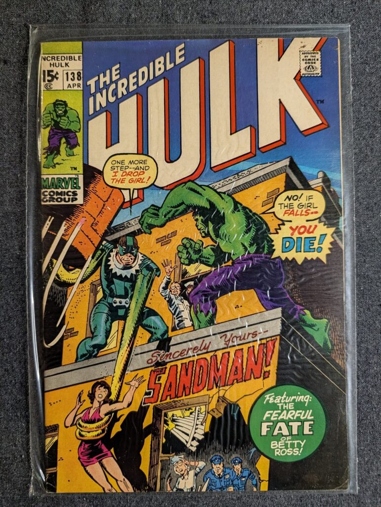 The Incredible Hulk #138 front cover