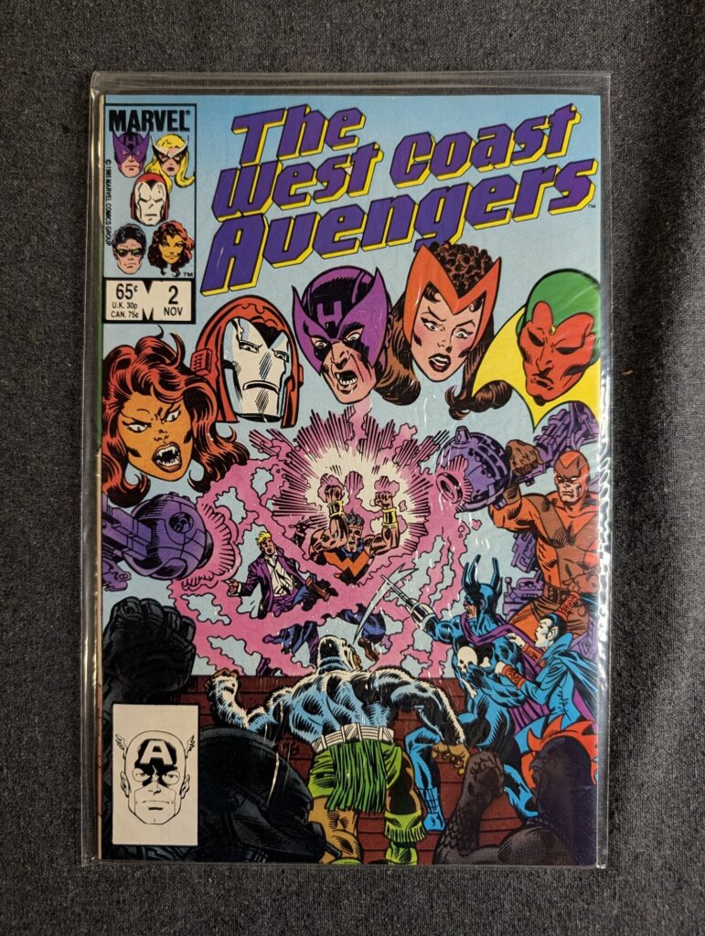 The West Coast Avengers #2 front cover