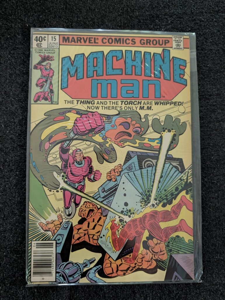 Machine Man #15 front cover