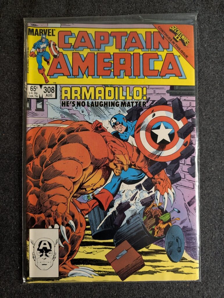 Captain America #308 front cover