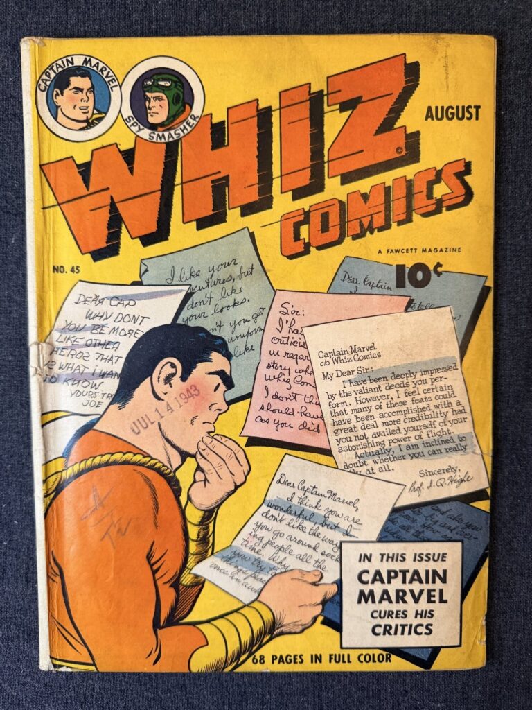 Whiz Comics #45 front cover