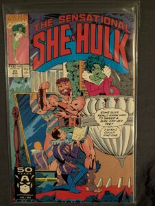 The Sensational She-Hulk #25 front cover