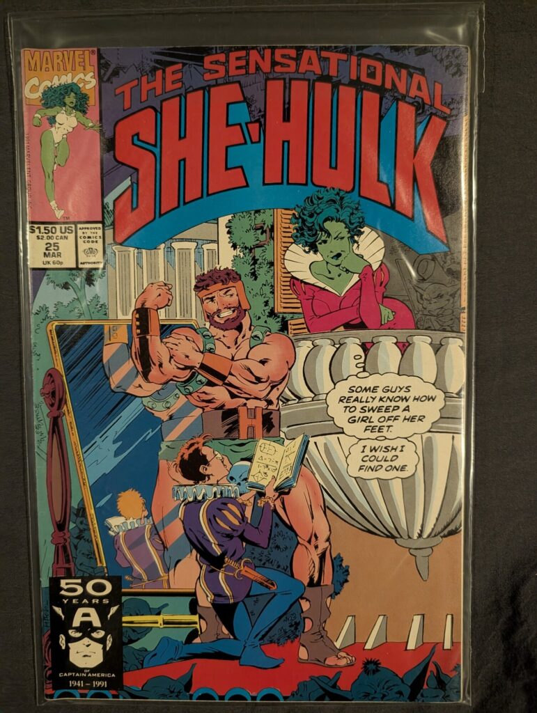 The Sensational She-Hulk #25 front cover