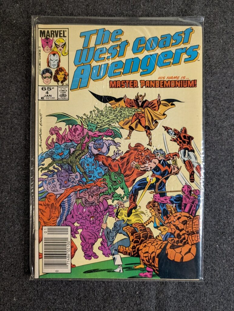 The West Coast Avengers #4 front cover