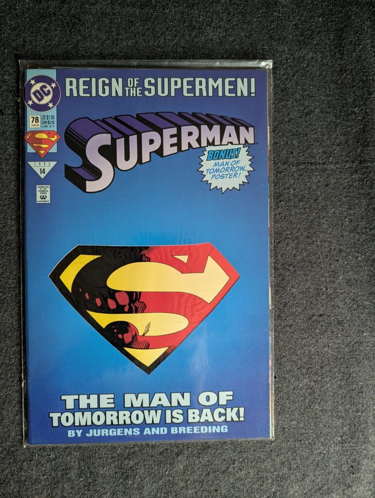 Superman #78 front cover