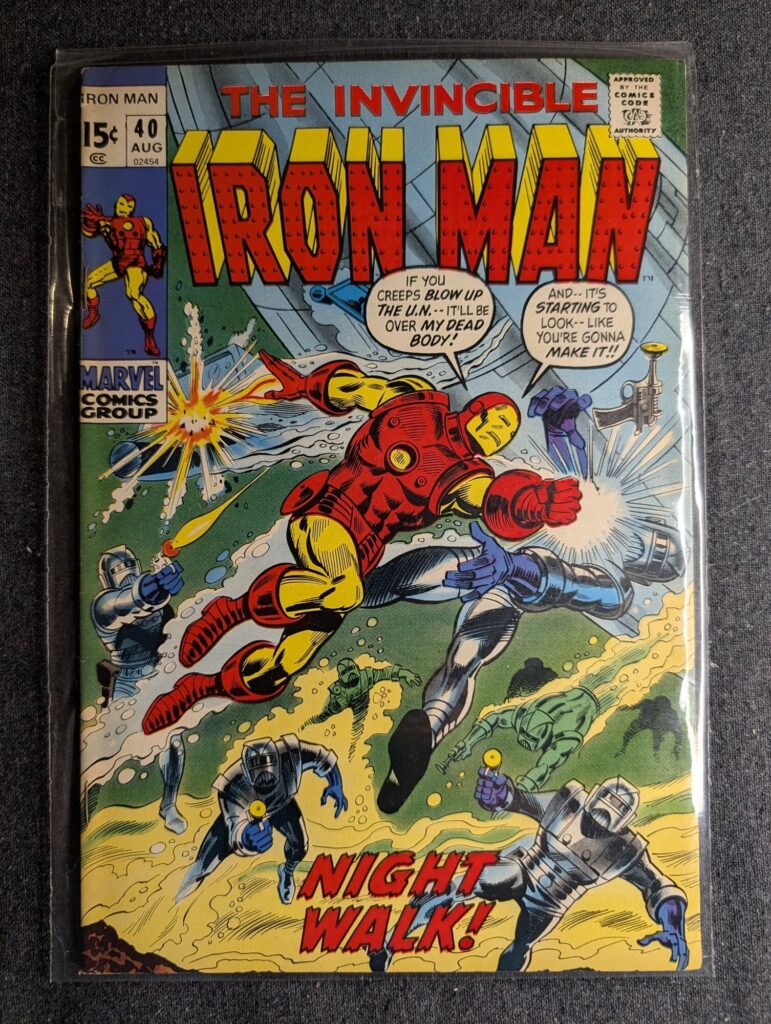 Iron Man #40 front cover