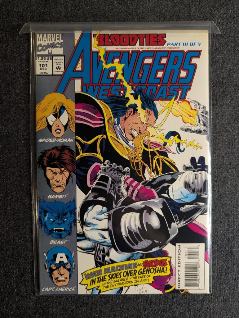 Avengers West Coast #101 front cover