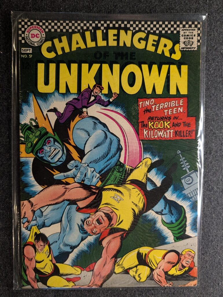 Challengers of the Unknown #57 front cover