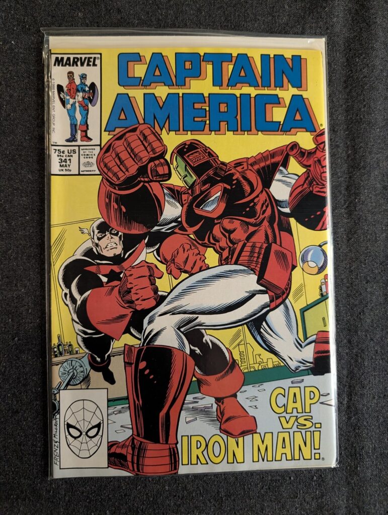 Captain America #341 front cover