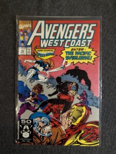 Avengers West Coast #70 front cover