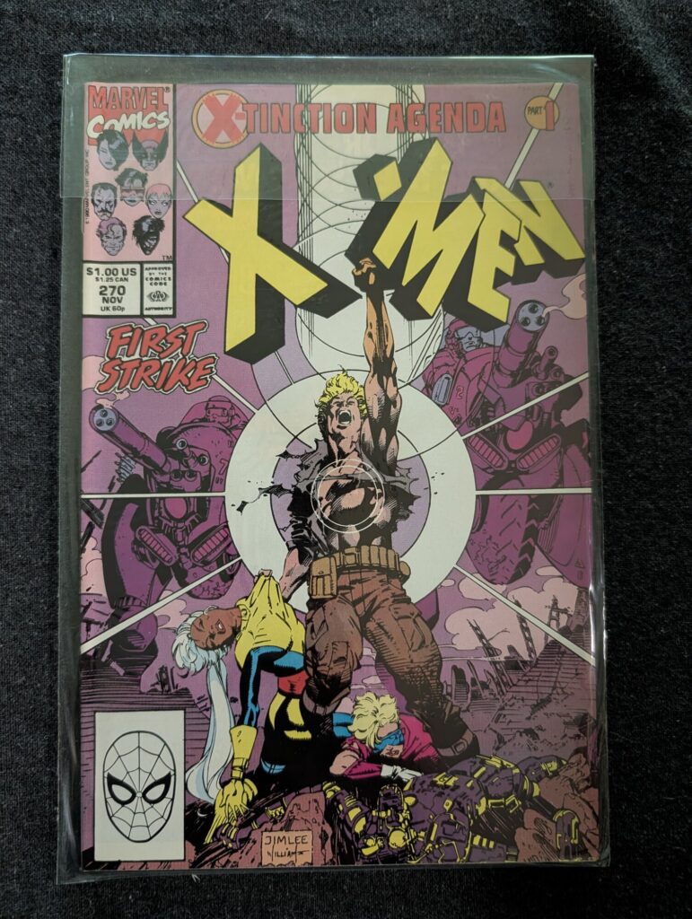 Uncanny X-Men #270 front cover